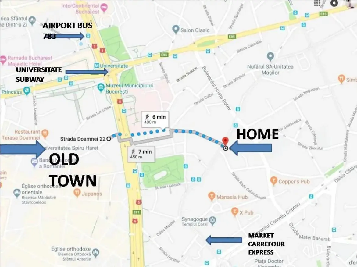 Deluxe Spacious Apartment Old Town-Free Parking Bucharest